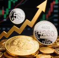 Precious metals trend analysis chart
