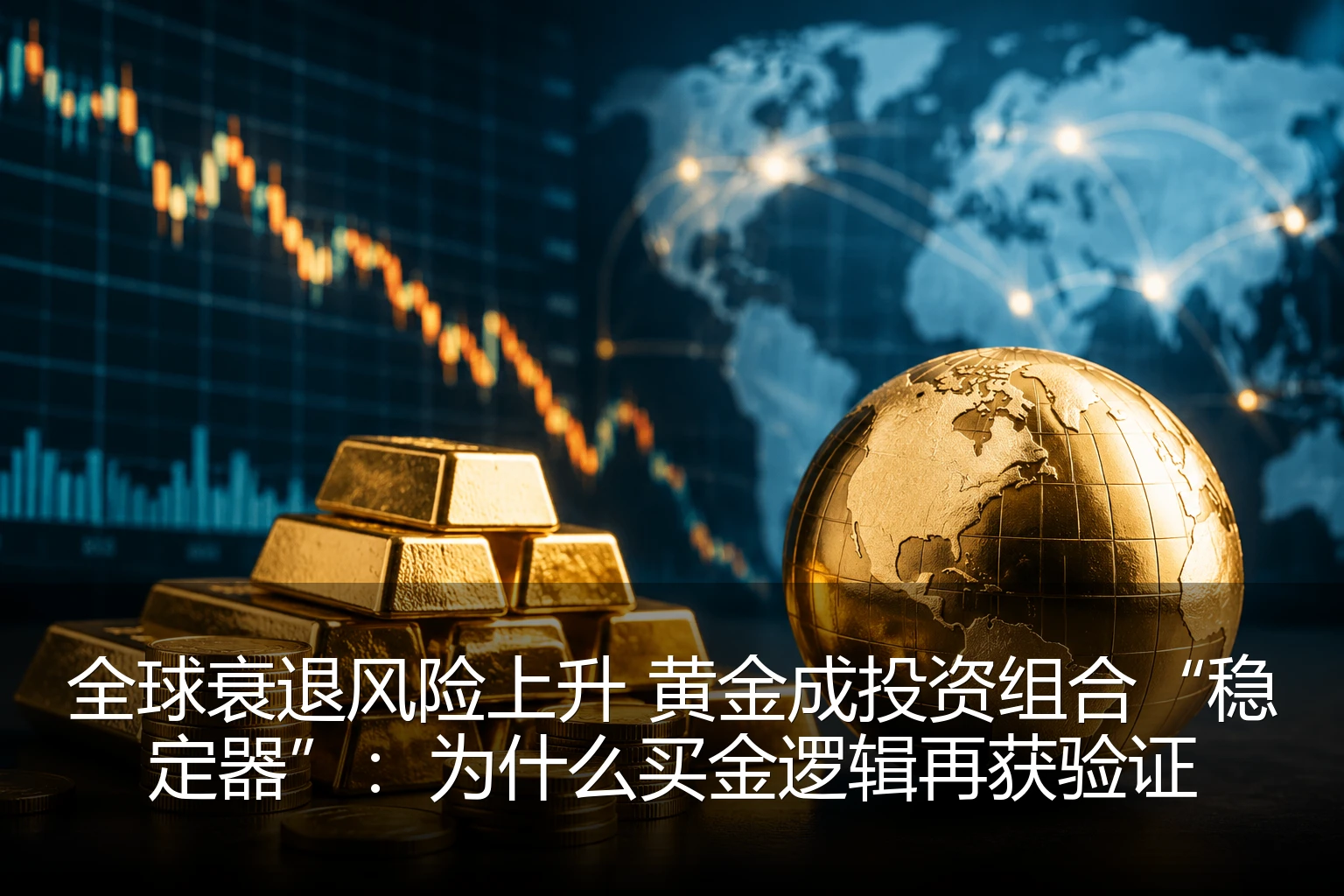 全球衰退风险上升 黄金成投资组合“稳定器”：为什么买金逻辑再获验证