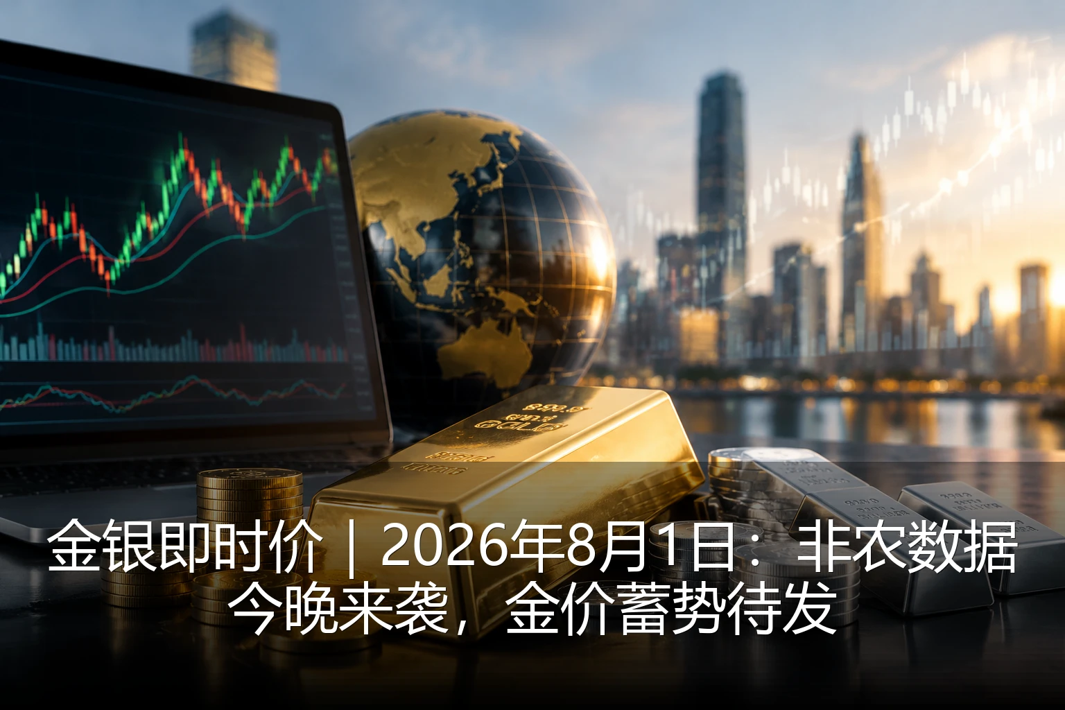 金银即时价｜2026年8月1日：非农数据今晚来袭，金价蓄势待发