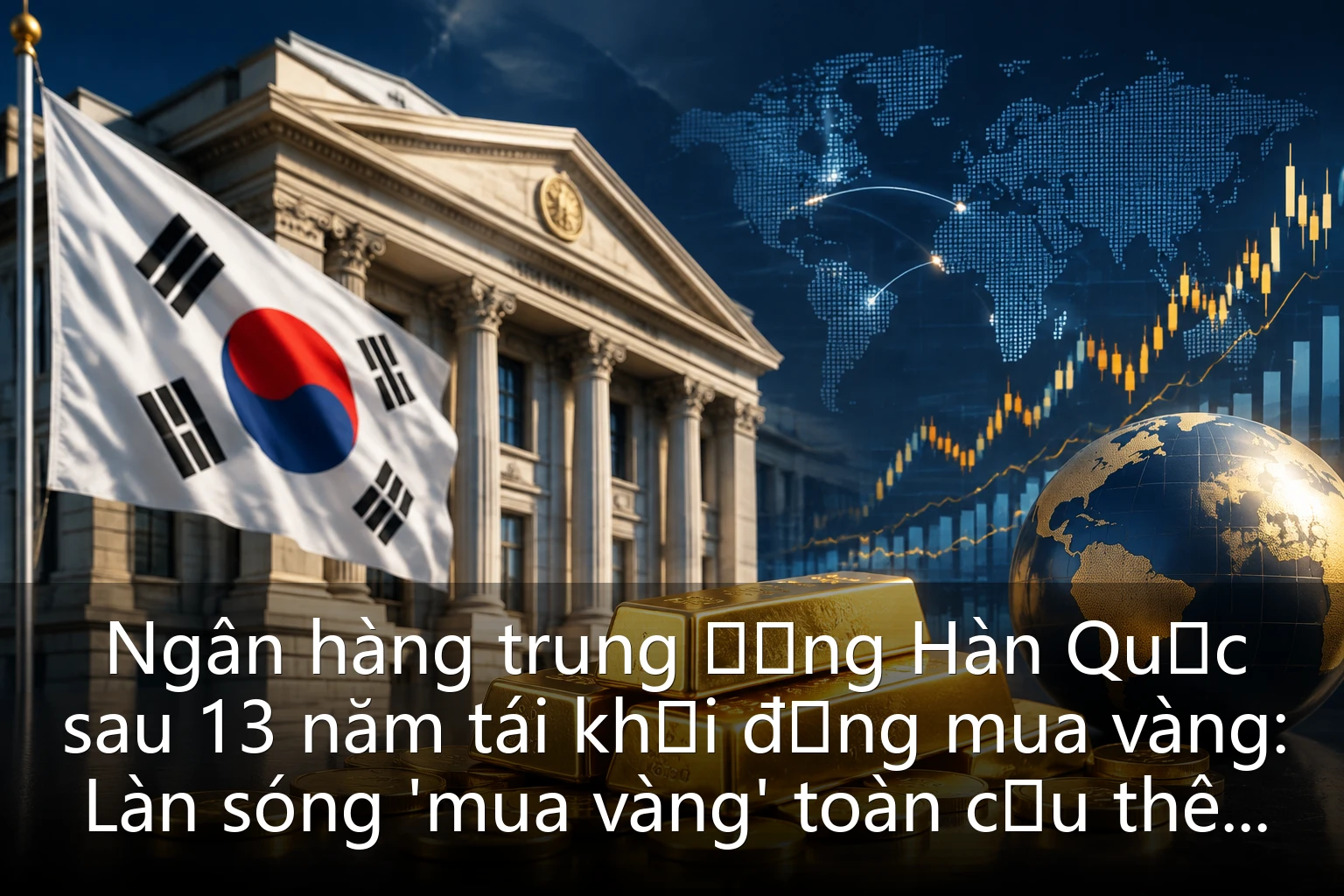 Ngân hàng trung ương Hàn Quốc sau 13 năm tái khởi động mua vàng: Làn sóng 'mua vàng' toàn cầu thêm minh chứng, nhà đầu tư thường nên hiểu điều gì
